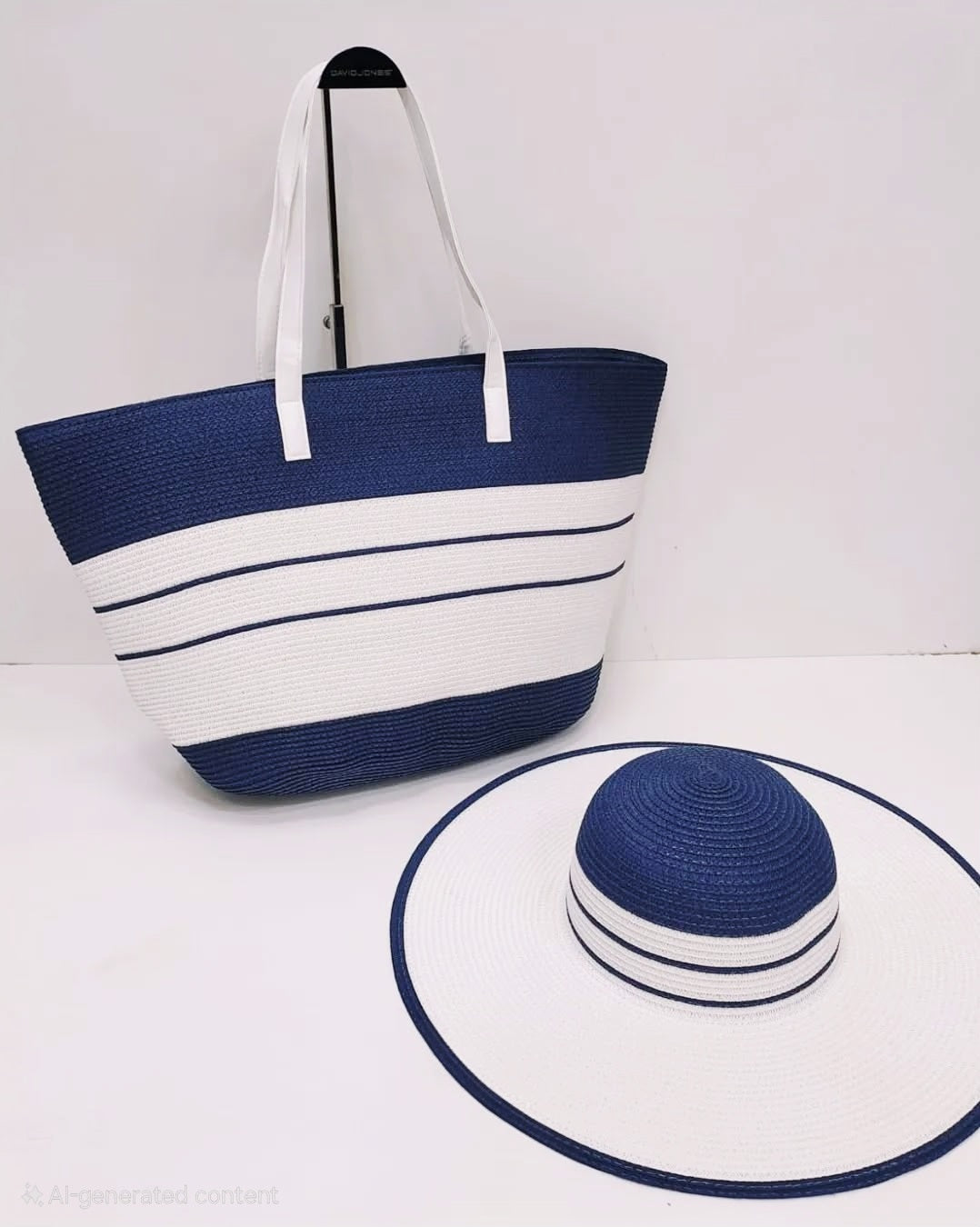 Ensemble sac + chapeau de plage