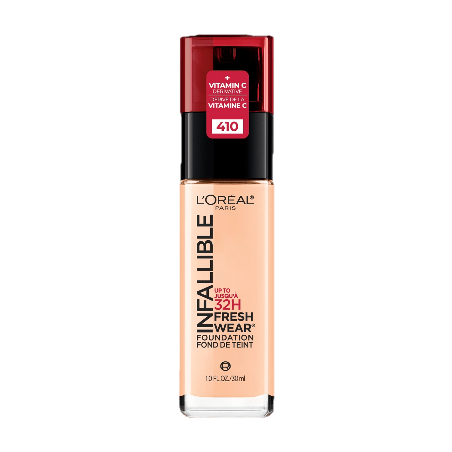 Fond de teint L'Oréal Infaillible Fresh Wear, référence 410 Ivoire