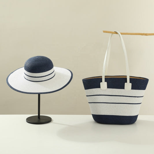 Ensemble sac + chapeau de plage