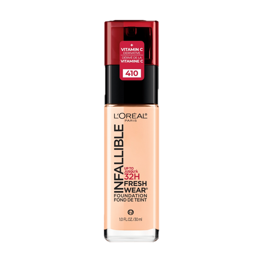 Fond de teint L'Oréal Infaillible Fresh Wear, référence 410 Ivoire